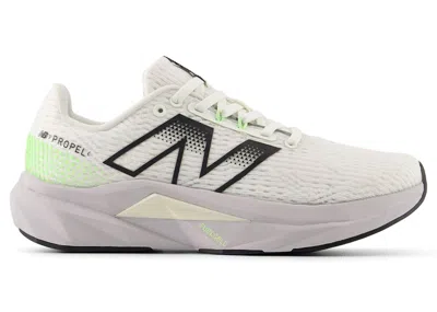 Pre-owned New Balance Fuelcell Propel V5 (women's) Sneakers In Sea Salt/mint Flash/pearl Grey