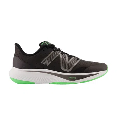 Pre-owned New Balance Fuelcell Rebel V3 Big Kid 'black Vibrant Spring' | Kid's Size 6.5
