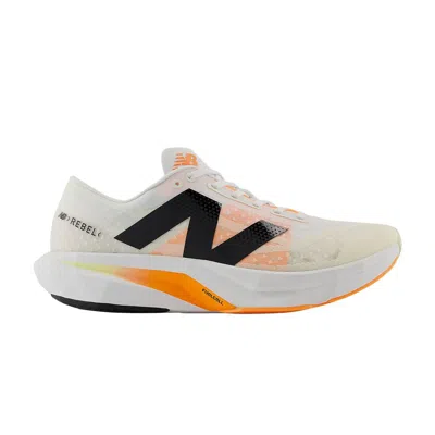 Pre-owned New Balance Fuelcell Rebel V4 2e Wide 'sunrise Pack' | Cream | Men's Size 9 In White