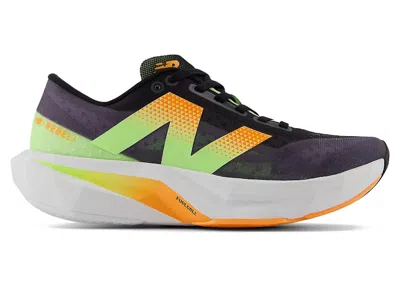 Pre-owned New Balance Fuelcell Rebel V4 (women's) Sneakers In Black/graphite/white Peach