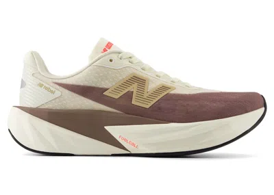 Pre-owned New Balance Fuelcell Rebel V5 (women's) Sneakers In Angora/earth Shadow/sea Salt In Multi
