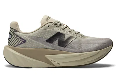 Pre-owned New Balance Fuelcell Rebel V5 (women's) Sneakers In Shipyard/arid Stone/silver Metallic
