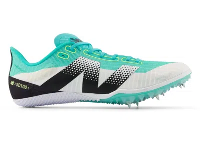 Pre-owned New Balance Fuelcell Sd100 V5 (women's) Sneakers In Cyber Jade/white/black