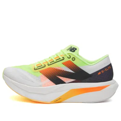 New Balance Men's Fuelcell Supercomp Elite V4 In White/green/orange