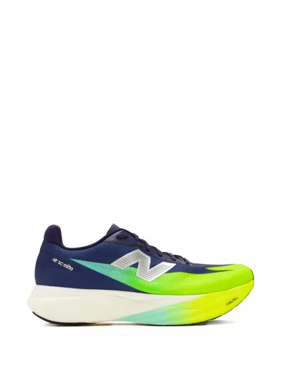 New Balance Fuelcell Supercomp Elite V5 Blue Green Ss26 Shoes In Multi