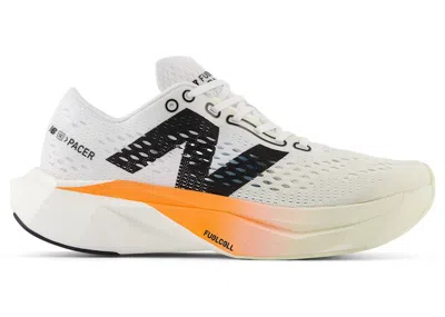 Pre-owned New Balance Fuelcell Supercomp Pacer V2 (women's) Sneakers In Hot Mango/angora/white