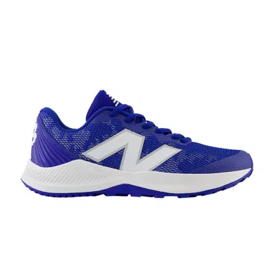 Pre-owned New Balance Fuelcell Trainer V7 Tf Big Kid 'team Royal Optic White' | Blue | Kid's Size 12.5