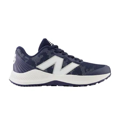 Pre-owned New Balance Fuelcell Trainer V7 Tf Big Kid Wide 'team Navy Optic White' | Blue | Kid's Size 10.5