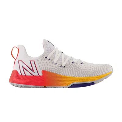 Pre-owned New Balance Fuelcell Trainer 'white Electric Red' | Men's Size 7.5