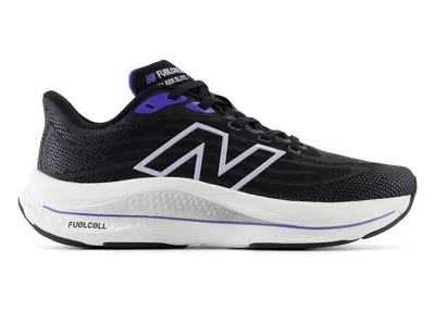 Pre-owned New Balance Fuelcell Walker Elite (women's) Sneakers In Black/electric Indigo/grey Violet