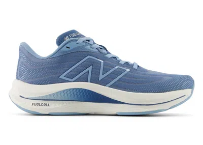 Pre-owned New Balance Fuelcell Walker Elite (women's) Sneakers In Heron Blue/chrome Blue/sea Salt