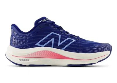 Pre-owned New Balance Fuelcell Walker Elite (women's) Sneakers In Inkwell/dragon Berry/electric Sky Blue In Multi
