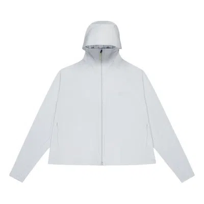 New Balance Full Zip Sunscreen Jacket 'grey' In White