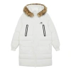 New Balance Fur Collar Warm Windproof Down Jacket 'white'