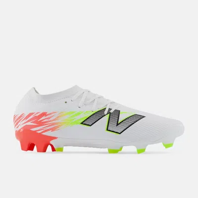 New Balance Furon V8 Team Fg Sf3fib8 Unisex White Soccer Cleats Dwa1143 In Multi