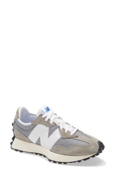 New Balance 327 Sneaker In Grey/white