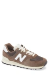 New Balance Gender Inclusive 574 Sneaker In Dark Mushroom/angora