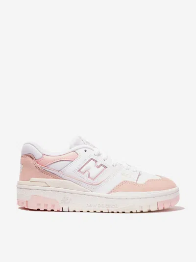 New Balance Kids' Girls 550 Logo Trainers In Pink