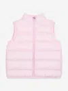 New Balance Girls Bond Quilted Gilet In Pink