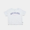 New Balance Kids'  Girls' Club Cropped T-shirt In White