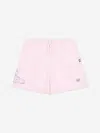 New Balance Logo-print Track Shorts In Pink