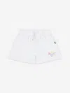 New Balance Logo-print Track Shorts In White