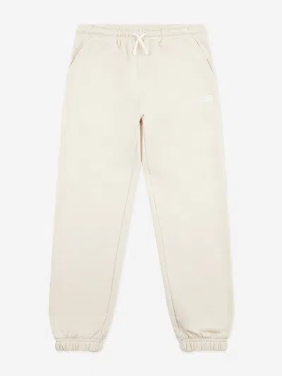 New Balance Kids'  Girls French Terry Small Logo Joggers In Beige