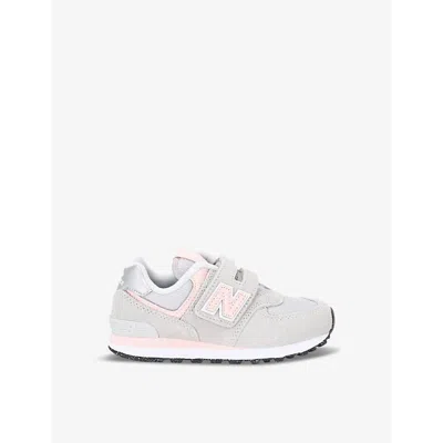 New Balance Kids' Low-top 574 Sneakers In Grey/light
