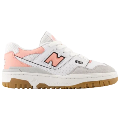New Balance Kids' Girls  550 In White/pink