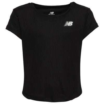 New Balance Kids' Girls   Rib Top