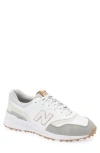 New Balance Golf 997 Sl Waterproof Spikless Golf Shoe In White