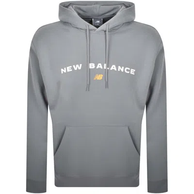 New Balance Graphic Logo Hoodie Grey