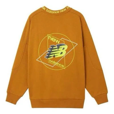 New Balance Graphic Print Sweatshirt 'orange Yellow'