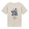 New Balance Graphic Print Tee 'beige Blue' In Neutral