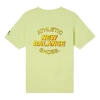 New Balance Graphic Print Tee 'lime Yellow' In Green