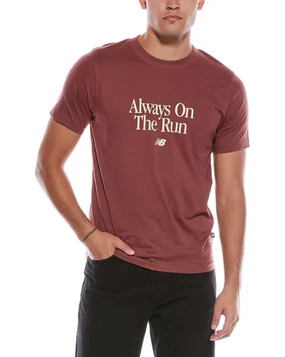 New Balance Graphic T-shirt In Red