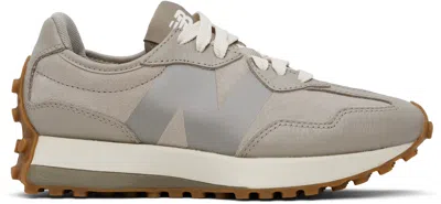 New Balance Gray 327 Sneakers In Brown