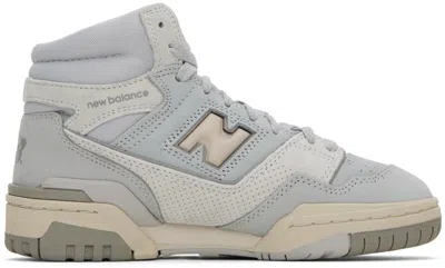 New Balance Gray 650r Sneakers In Light Aluminum/rain