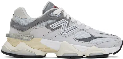 New Balance Gray 9060 Sneakers In White