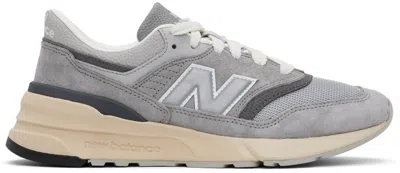 New Balance 997r Suede Sneakers In Shadow Grey