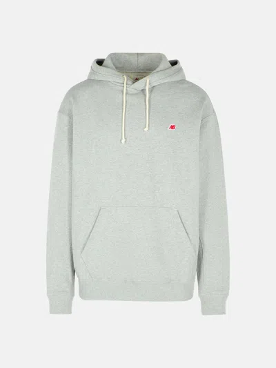New Balance Gray Cotton Sweatshirt