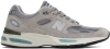 NEW BALANCE grey MADE IN UK 991V2 trainers