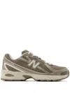 New Balance Breathable Sneakers With Mesh And Rubber Sole In Brown