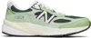 New Balance 990v6 Leather-trimmed Suede And Mesh Sneakers