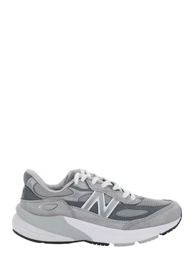 New Balance Grey Low Top Sneakers With Logo Detail