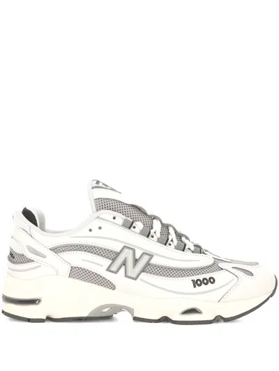 New Balance Grey Low Top Sneakers With Logo Patch On Side And Tongue And Perforated Panels In Tech Fabric Unisex In Multicolor