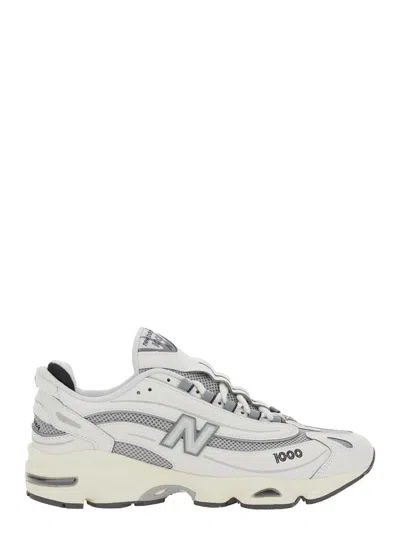 New Balance Grey Low Top Sneakers With Logo Patch On Side And Tongue And Perforated Panels In Tech Fabric Unisex In Gray