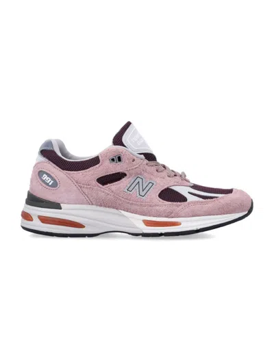 New Balance Suede And Mesh Sneakers With Iconic Branding And Textured Accents In Multi