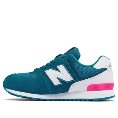 New Balance (gs)  574 'high Visibility - Teal' In Blue
