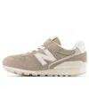 New Balance (gs)  996 Bungee Lace Top Strap Wide 'aluminum Grey' In Neutral